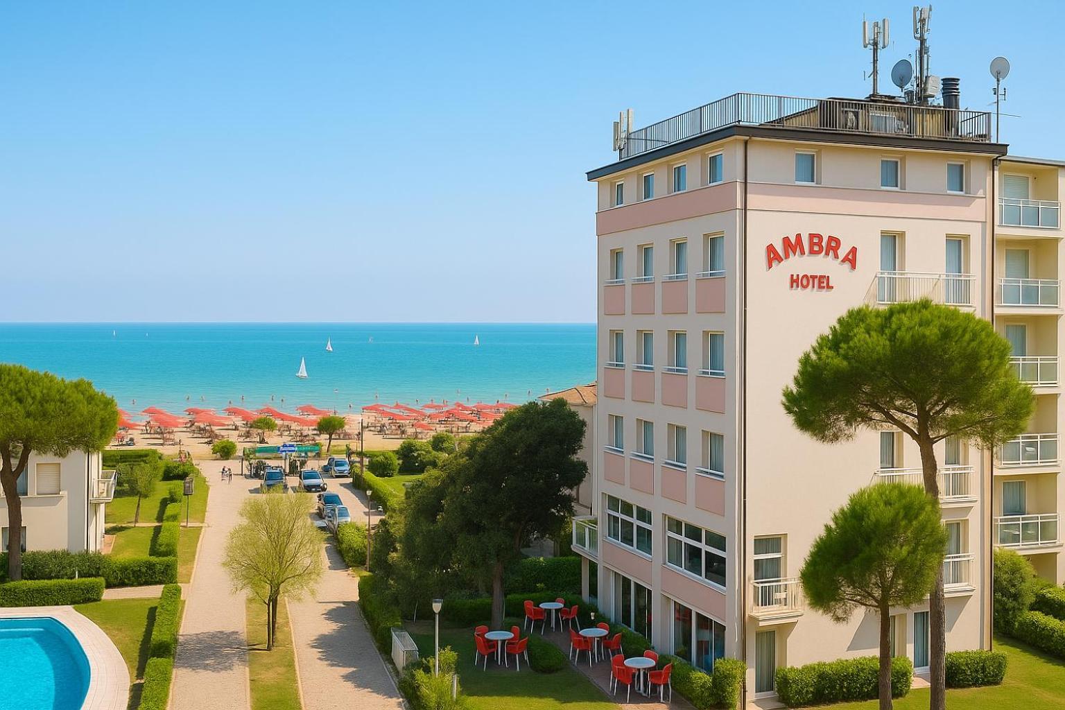Hotel Ambra Milano Marittima Exterior foto